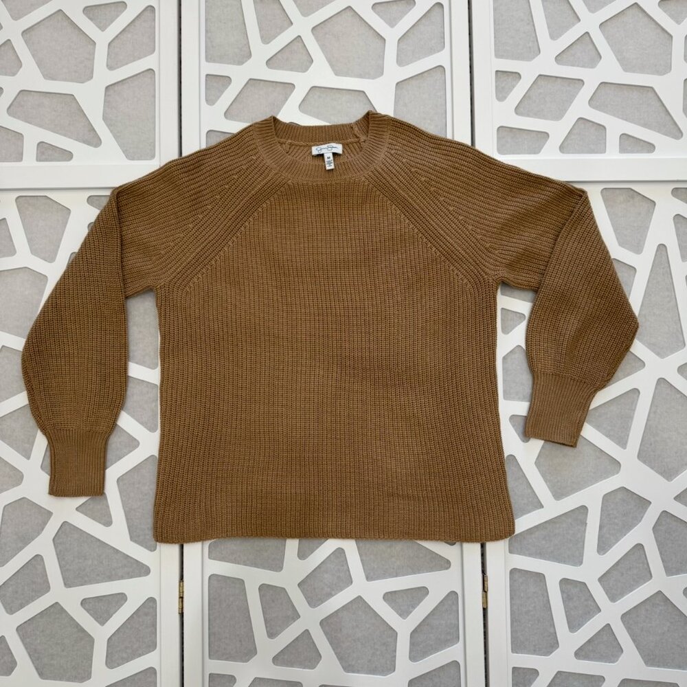 Jessica Simpson Camel Knit Sweater – Size Medium